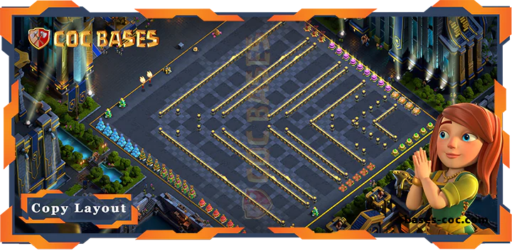 Coc bases Walls - Top Troll Base TH17 with Link, Funny Layout - Clash of Clans (24) [Updated]