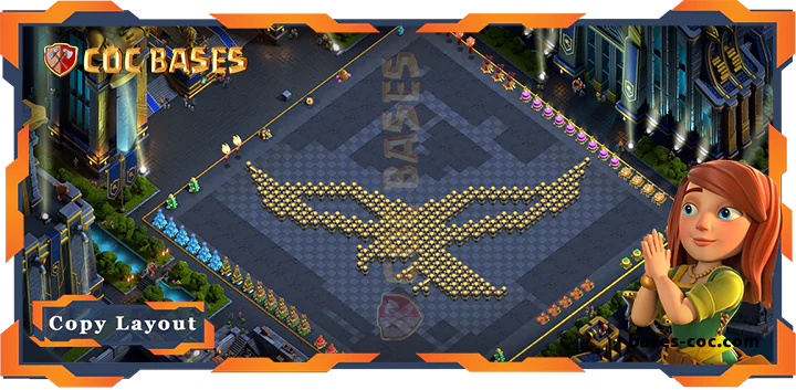 Coc bases Walls - Top Troll Base TH17 with Link Funny Layout - Clash of Clans (63) [Updated]