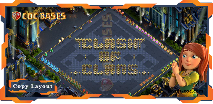 Coc bases Walls - Top Troll Base TH17 with Link, Funny Layout - Clash of Clans (69) [Updated]