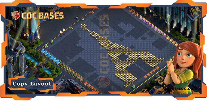 Coc bases Walls - Top Troll Base TH17 with Link, Funny Layout - Clash of Clans (71) [Updated]