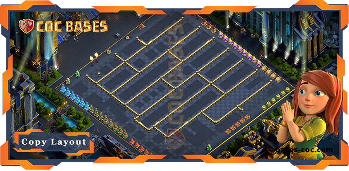 Coc bases Walls - Top Troll Funny Base TH17 with Link, Funny Layout- Clash of Clans (22) [Updated]