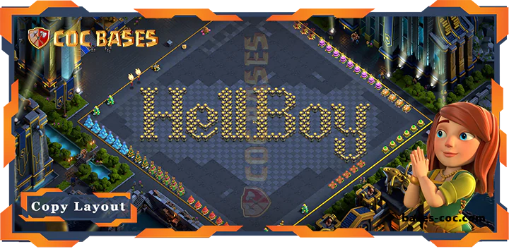 Coc bases Walls - Top TrollFunny Base TH17 with Link - Clash of Clans (68) [Updated]