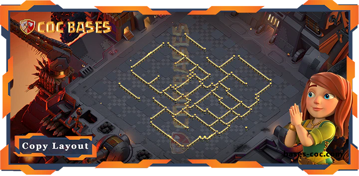 Coc bases Walls - Top War Base TH17 with Link, Anti 3 Stars, WarCWL Layout - Clash of Clans (60) [Updated]