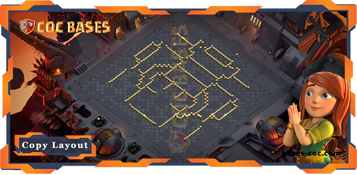 Coc bases Walls - Top War Base TH17 with Link, Anti Air Electro, Anti 3 stars Layout - Clash of Clans (11) [Updated]