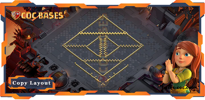 Coc bases Walls - Top War Base TH17 with Link, Defense, WarCWL Layout - Clash of Clans - (43) [Updated]