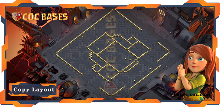 Coc bases Walls - Top War Base TH17 with Link, WarCWL, Anti 2 Stars Layout - Clash of Clans (52) [Updated]