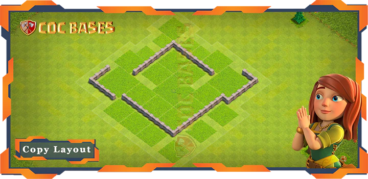 Coc bases wall Clash of Clans Anti 2 Star Bases TH3