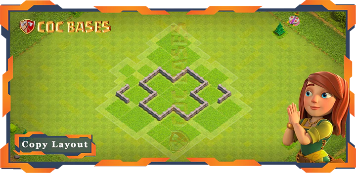 Coc bases wall Clash of Clans Anti Trophy Bases TH3
