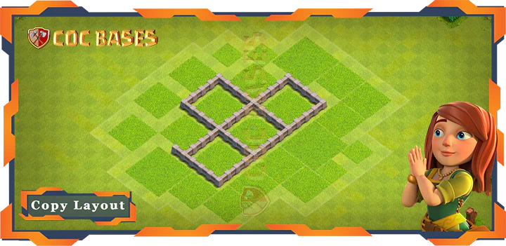 Coc bases wall Clash of Clans Farming Bases TH3