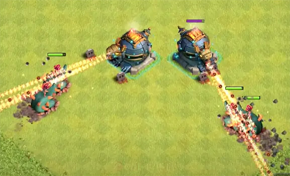 Firespitter attacking