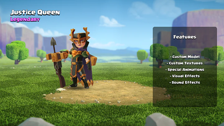 Justice Queen hero skin
