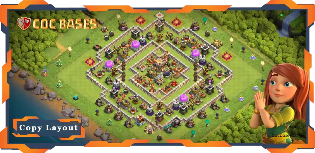 Top Anti 2 Star Base TH11 with Link, Legend League Layout - Clash of Clans (135) 22 Top Anti 2 Star Base TH11 with Link, Legend League Layout - Clash of Clans (135)
