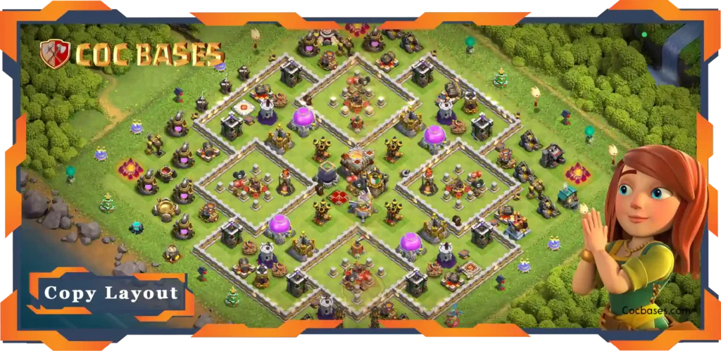 Top Base TH11 with Link, Legend League, Anti 2 Star Layout - Clash of Clans (126) 13 Top Base TH11 with Link, Legend League, Anti 2 Star Layout - Clash of Clans (126)