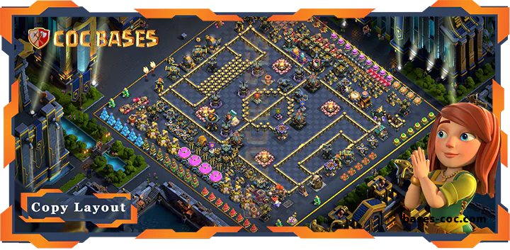 Top Base TH17 with Link, TrollFunny Layout - Clash of Clans (64) [Updated]