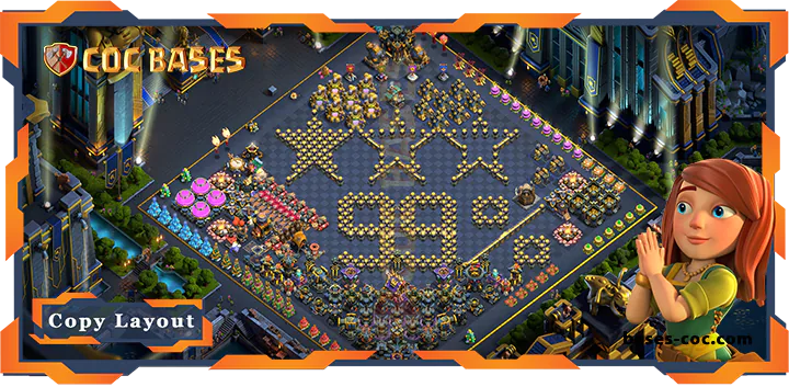Top Base TH17 with Link, TrollFunny Layout - Clash of Clans (70) [Updated]