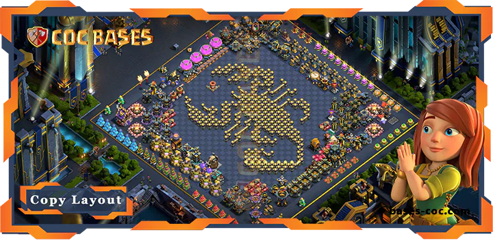 Top Base TH17 with Link, TrollFunny Layout - Clash of Clans (75) [Updated]