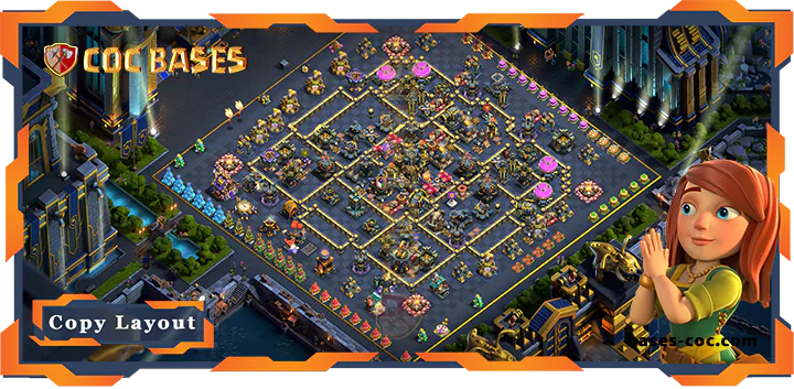 Top Base TH17 with Link, WarCWL, Defense Layout - Clash of Clans (51) [Updated]