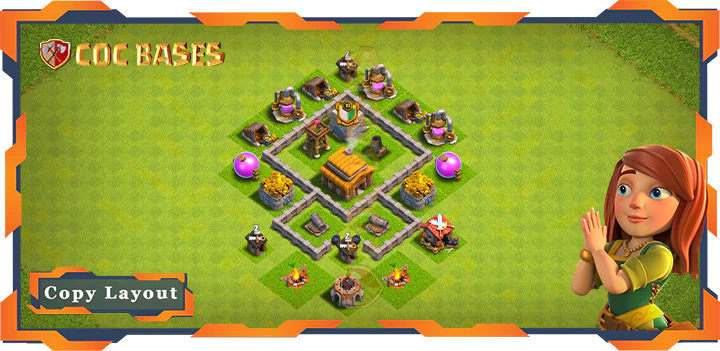 Top Base TH3, Anti Everything Layout - Clash of Clans (18)