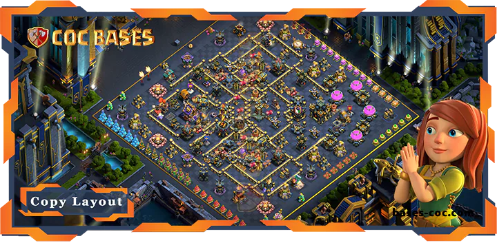 Top Defense Base TH17 with Link, WarCWL Layout - Clash of Clans (50) [Updated]