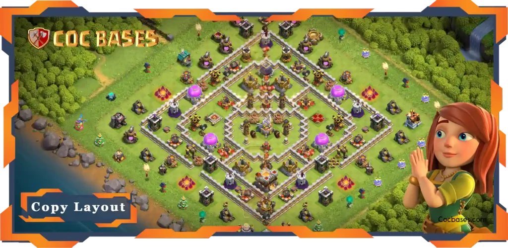 Top Farming Base TH11 with Link, Hybrid, Anti 3 Star Layout - Clash of Clans (143) 25 Top Farming Base TH11 with Link, Hybrid, Anti 3 Star Layout - Clash of Clans (143)