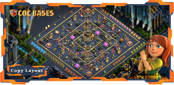 Top Farming Base TH17 with Link, Anti Air Electro Dragon Layout - Clash of Clans (31) [Updated]
