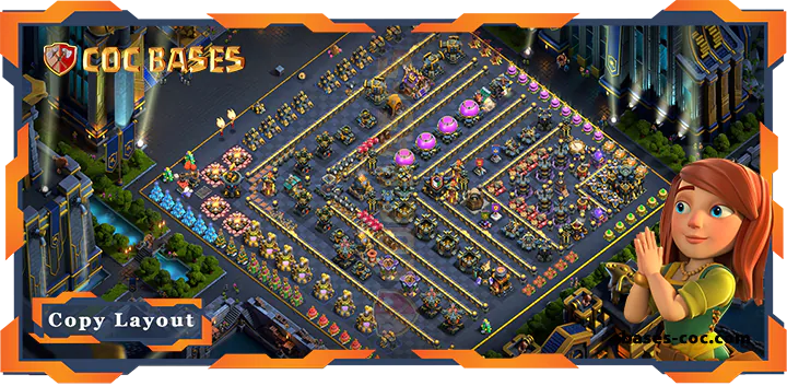 Top Troll Base TH17 with Link, Funny Layout - Clash of Clans (24) [Updated]