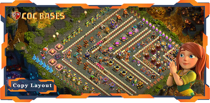 Top Troll Base TH17 with Link, Funny Layout - Clash of Clans (24)