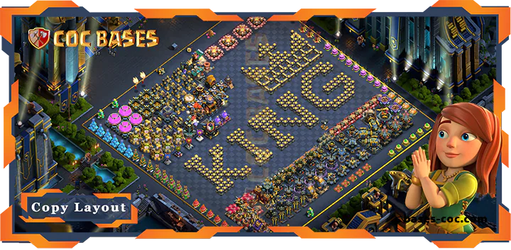 Top Troll Base TH17 with Link, Funny Layout - Clash of Clans (61) [Updated]