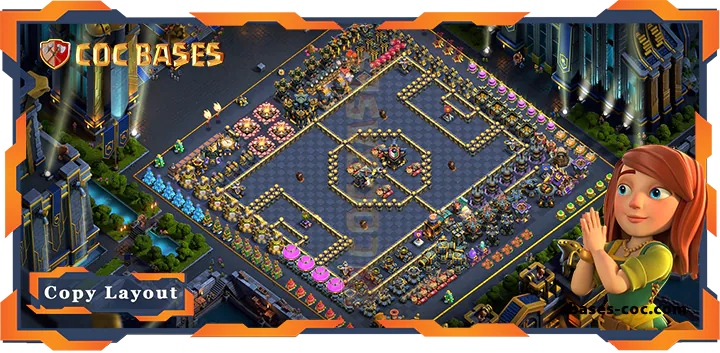 Top Troll Base TH17 with Link, Funny Layout - Clash of Clans (67) [Updated]