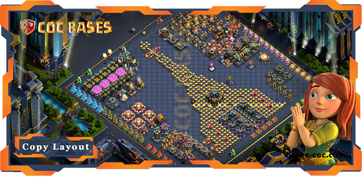 Top Troll Base TH17 with Link, Funny Layout - Clash of Clans (71) [Updated]