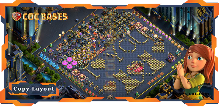 Top Troll Base TH17 with Link, Funny Layout - Clash of Clans (73) [Updated]
