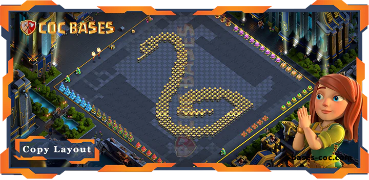 Top Troll Base TH17 with Link, Funny Layout - Clash of Clans (74) [Updated]