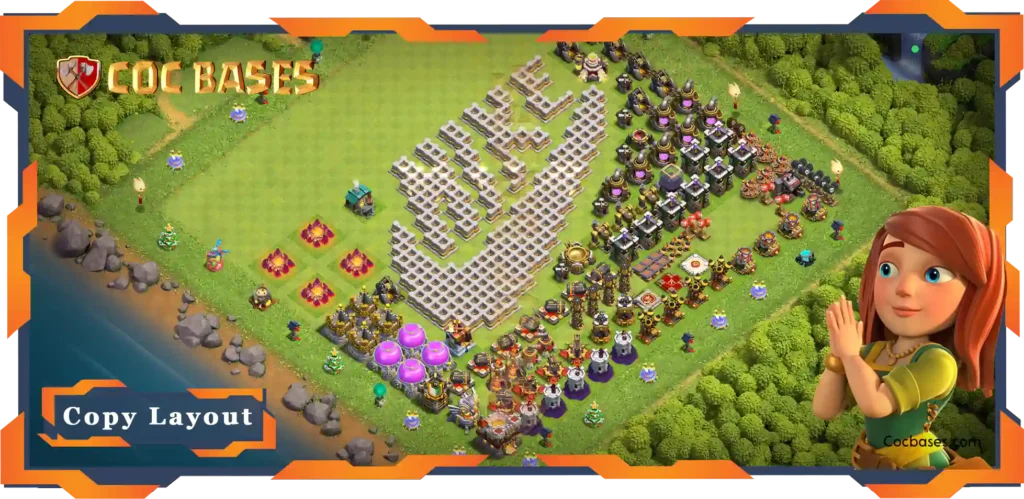 Top Troll / Funny Base TH11 with Link, Funny Layout - Clash of Clans (117) 4 Top Troll Funny Base TH11 with Link, Funny Layout - Clash of Clans (117)