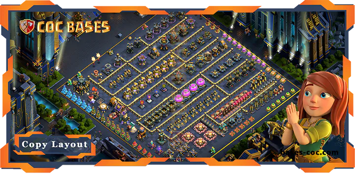 Top Troll Funny Base TH17 with Link, Funny Layout- Clash of Clans (22) [Updated]