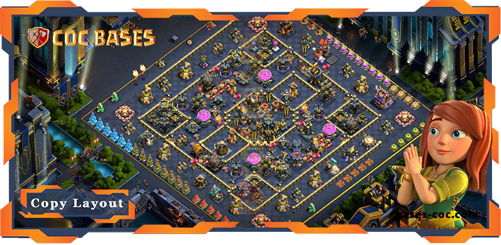Top TrollFunny Base TH17 with Link Clash of Clans (65) [Updated]