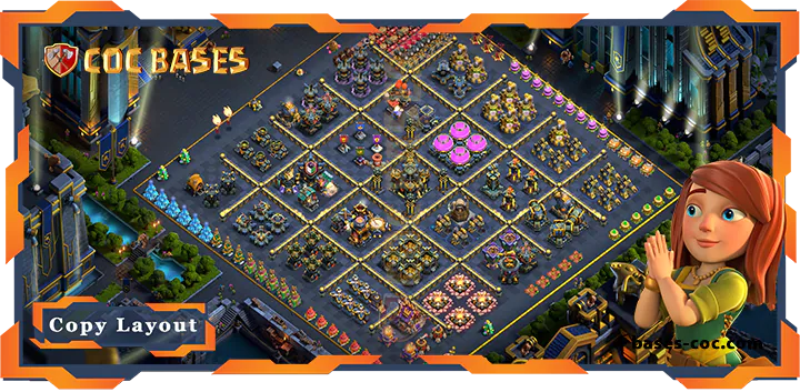 Top TrollFunny Base TH17 with Link - Clash of Clans (66) [Updated]