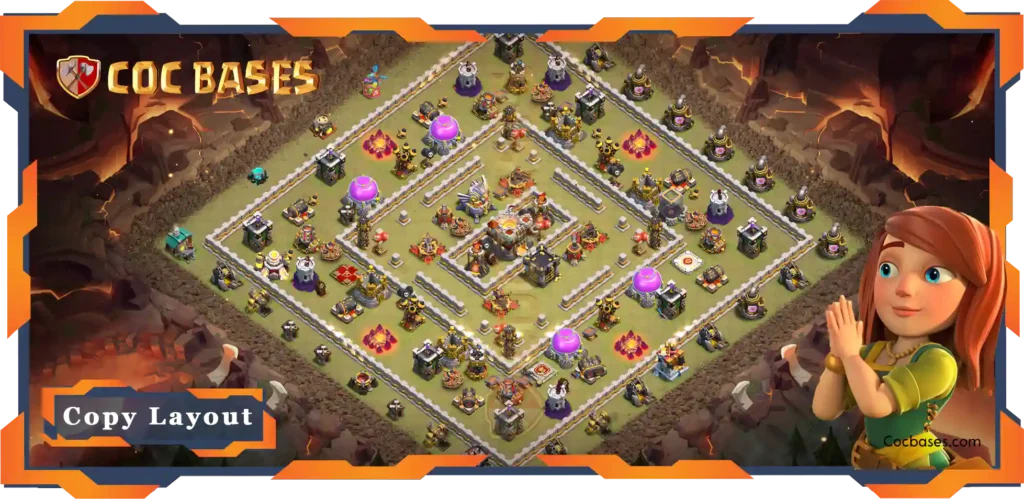 Top War Base TH11 with Link, Anti 3 Star, Hybrid Layout - Clash of Clans (105) 19 Top War Base TH11 with Link, Anti 3 Star, Hybrid Layout - Clash of Clans (105)