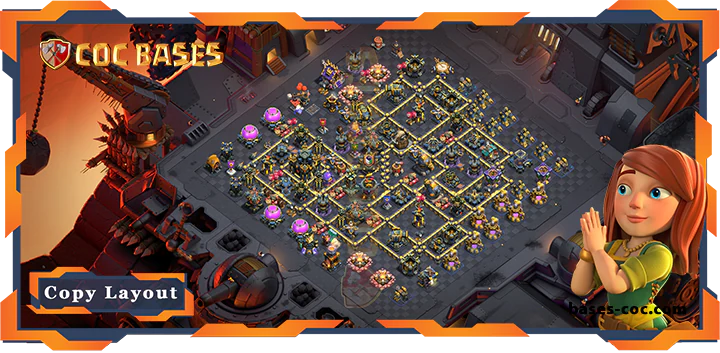 Top War Base TH17 with Link, Anti 2 Stars, Anti 3 stars Layout - Clash of Clans (12) [Updated]