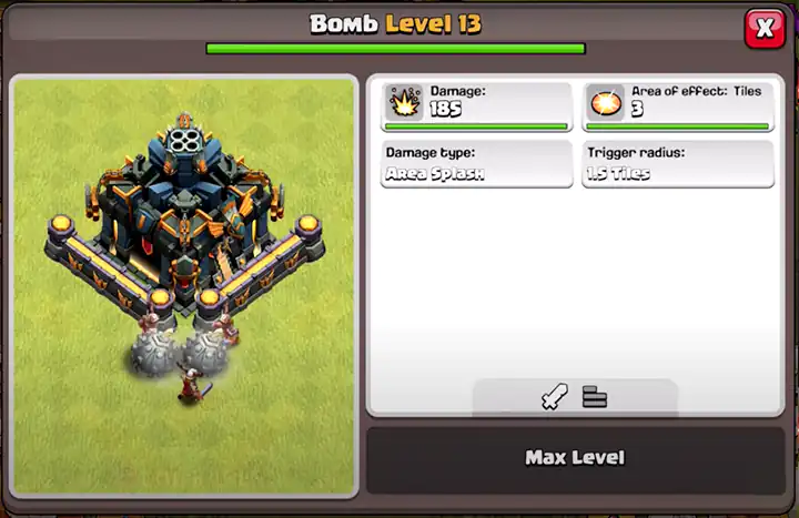 bomb max level 13