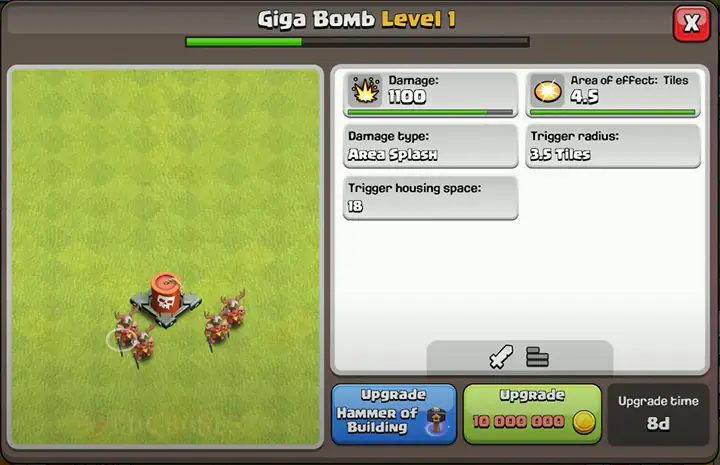 Giga Bomb level 1