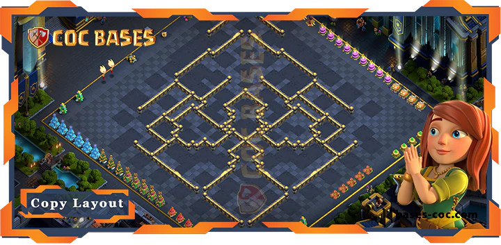 COC Bases Walls - Top Base TH17 with Link, Hybrid, Anti 2 Star Layout - Clash of Clans (159) [Updated]