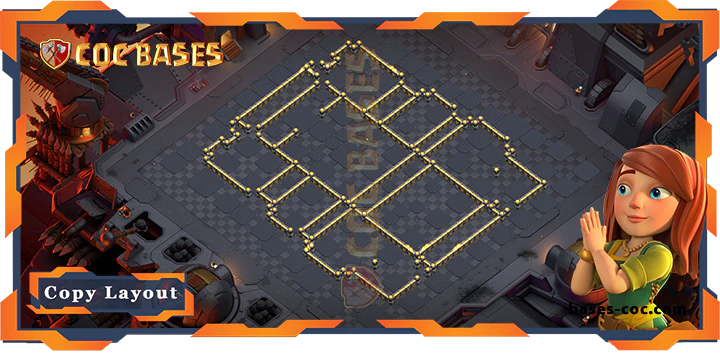 COC Bases Walls - Top Base TH17 with Link, WarCWL, Anti 3 Star Layout - Clash of Clans (91) [Updated]