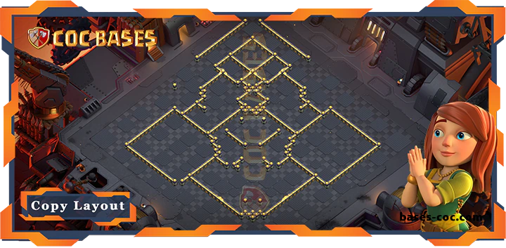 COC Bases Walls - Top War Base TH17 with Link, Anti 3 Star Layout - Clash of Clans (116) [Updated]