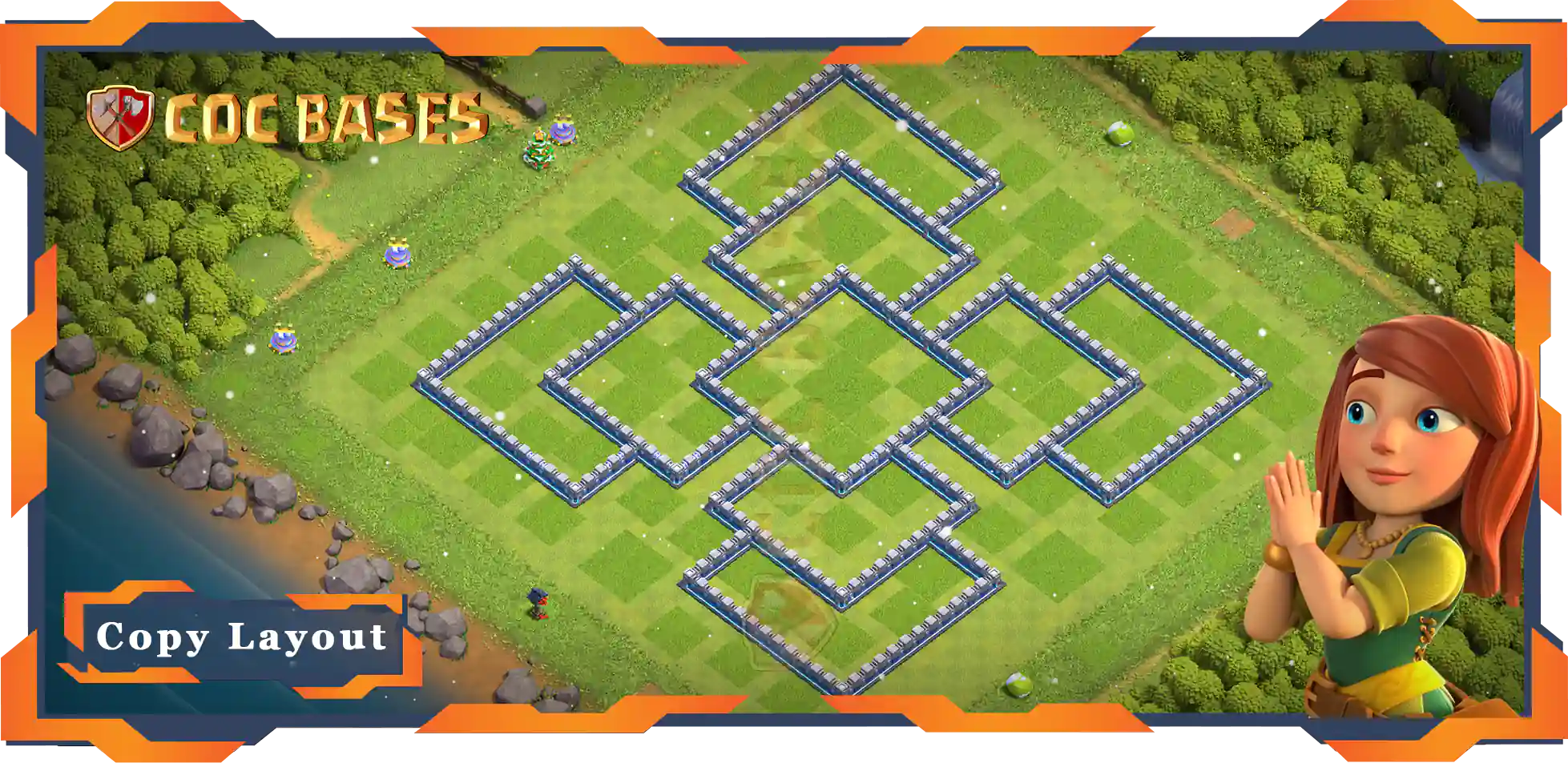 Town Hall 12 Base#105