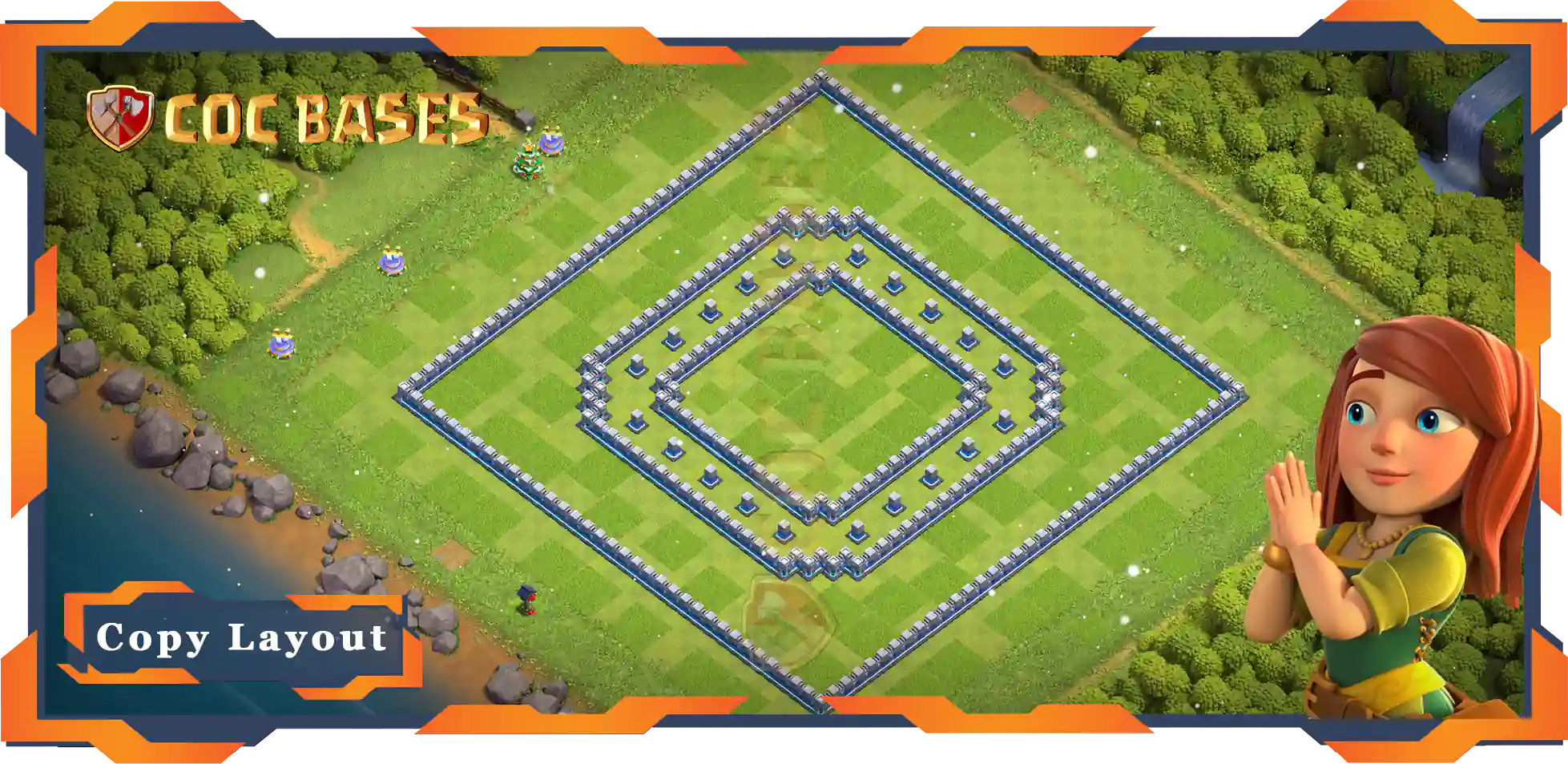 Town Hall 12 Base#136