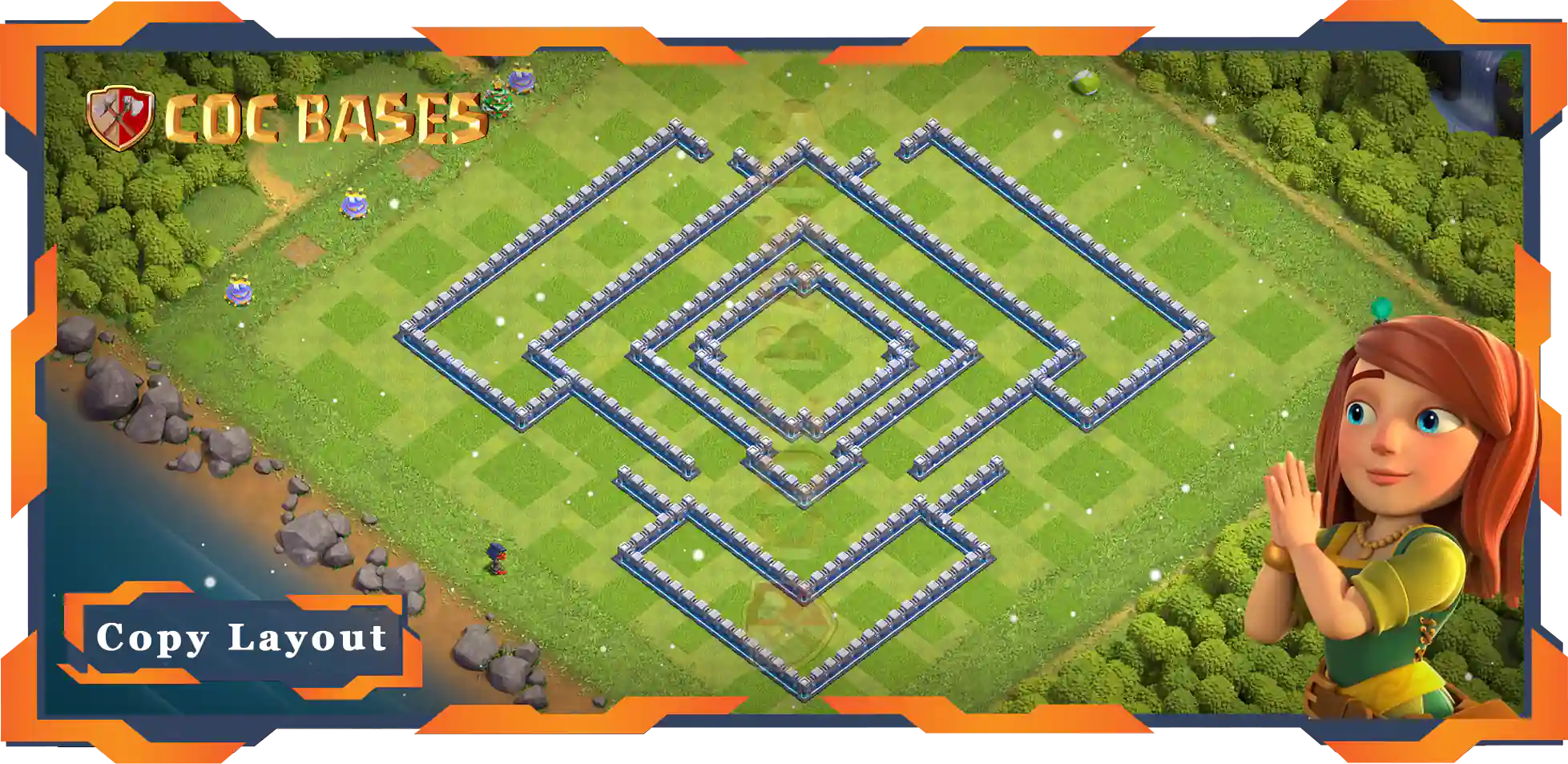 Town Hall 12 Base#72