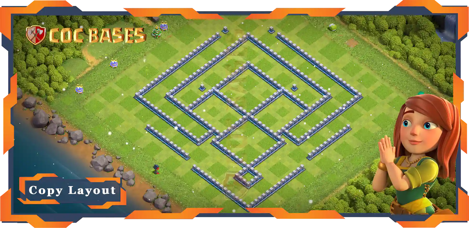 Town Hall 12 Base#71