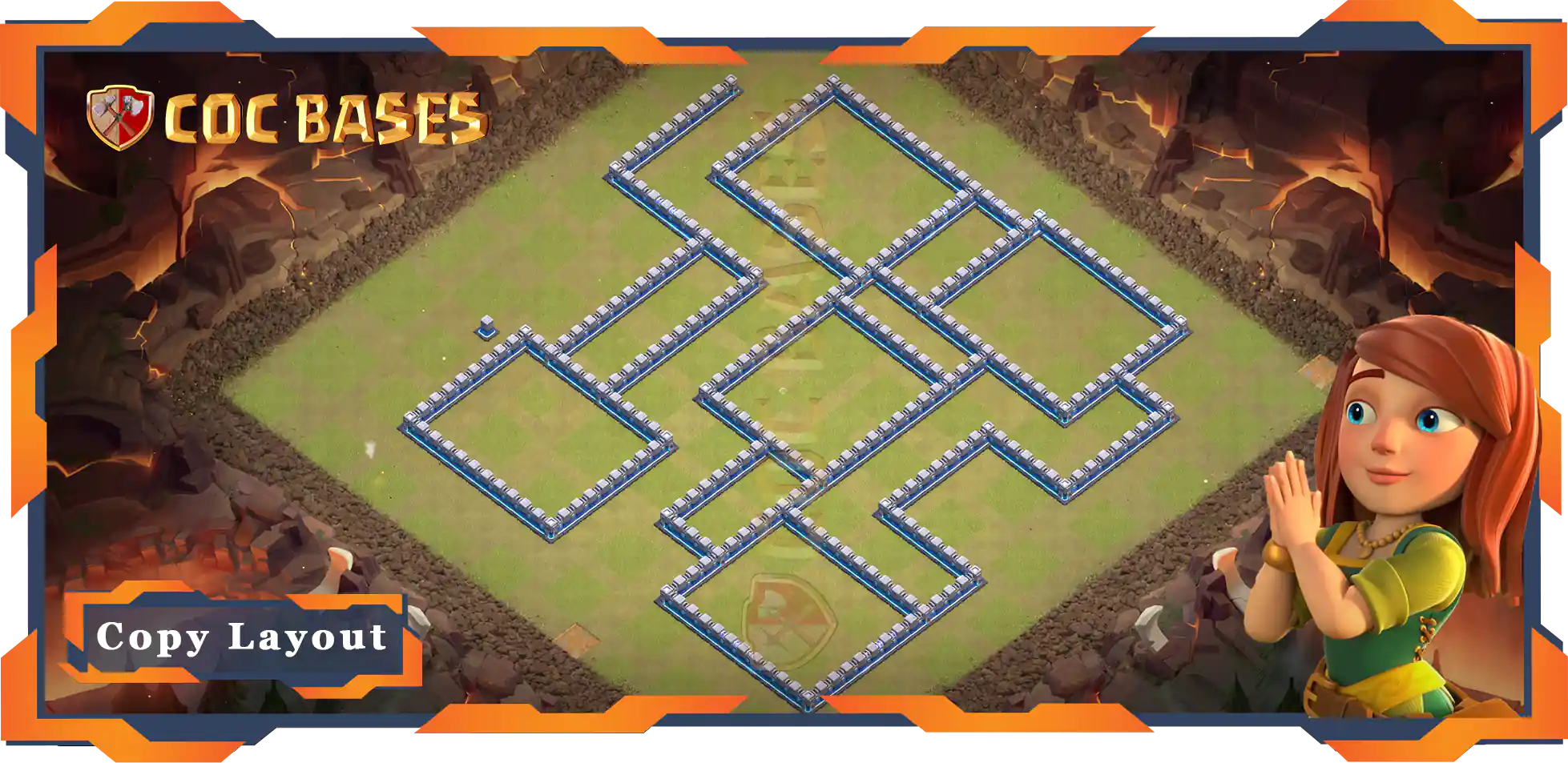 Town Hall 12 Base#76
