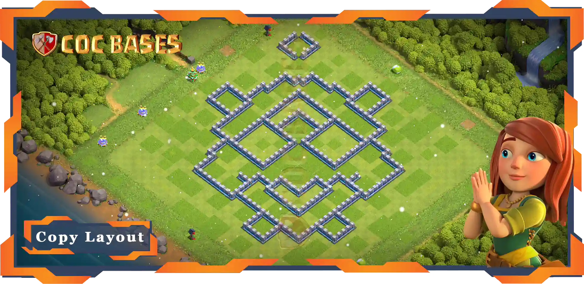 Town Hall 12 Base#96