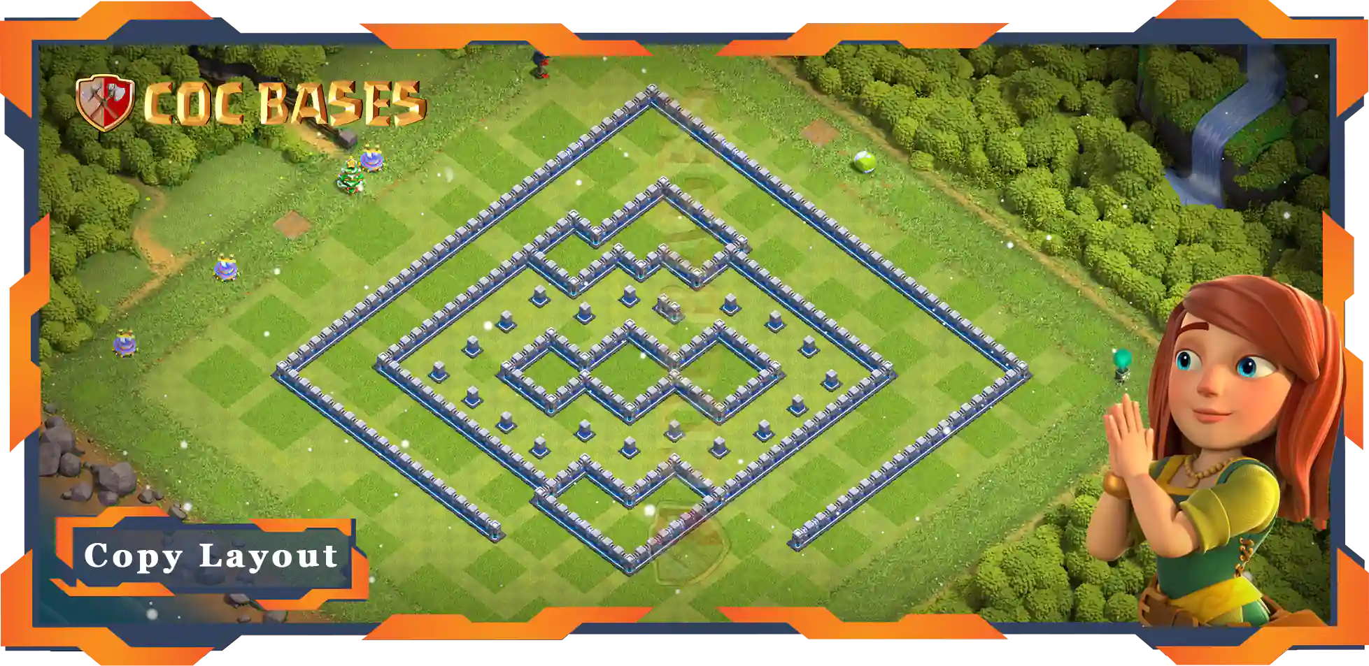 Town Hall 12 Base#70